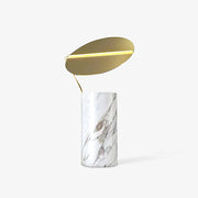 Lámpara de mesa de centro de mármol