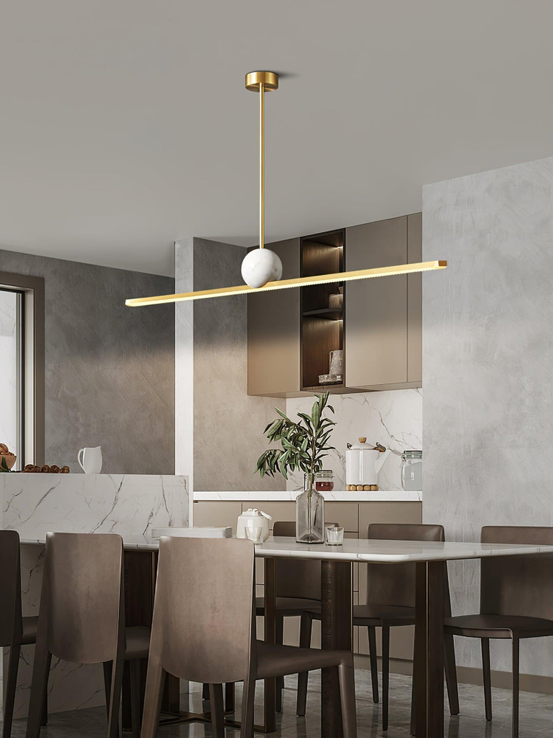 Marble Linear Pendant Lamp - Vakkerlight