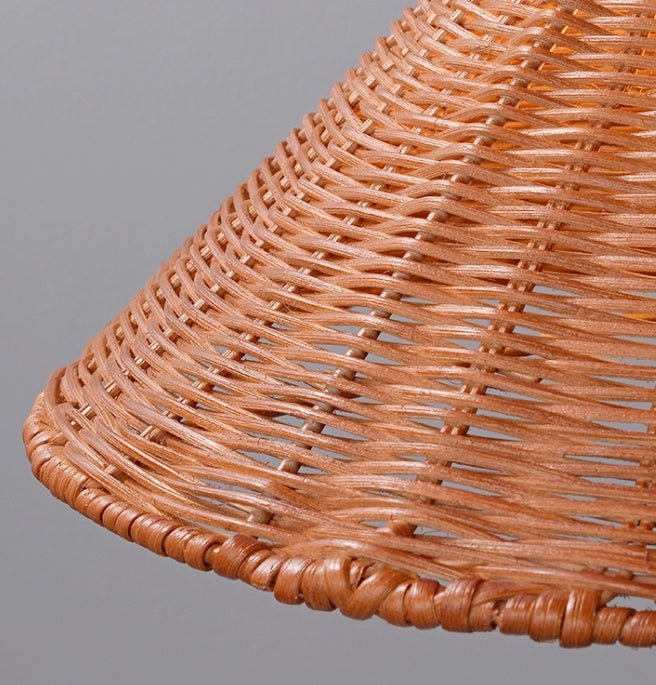 Marble Orb Rattan Table Lamp - Vakkerlight