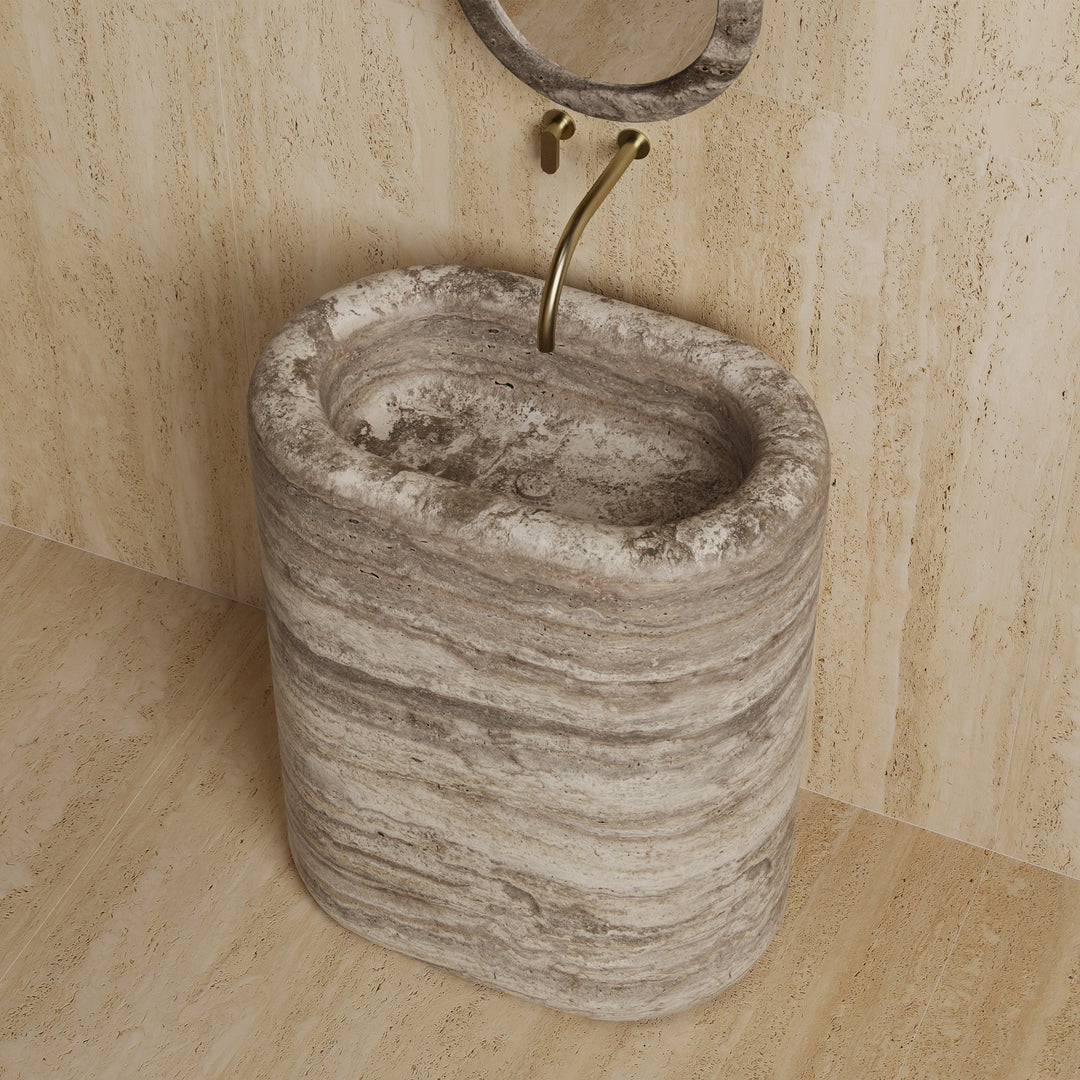Marble Pedestal Basin (Basin Only) - Vakkerlight