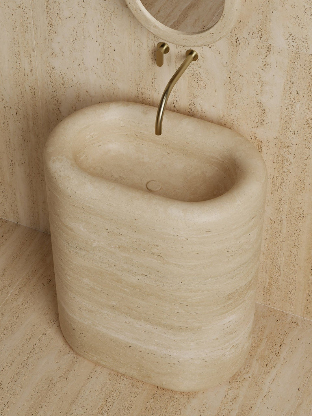 Marble Pedestal Basin (Basin Only) - Vakkerlight