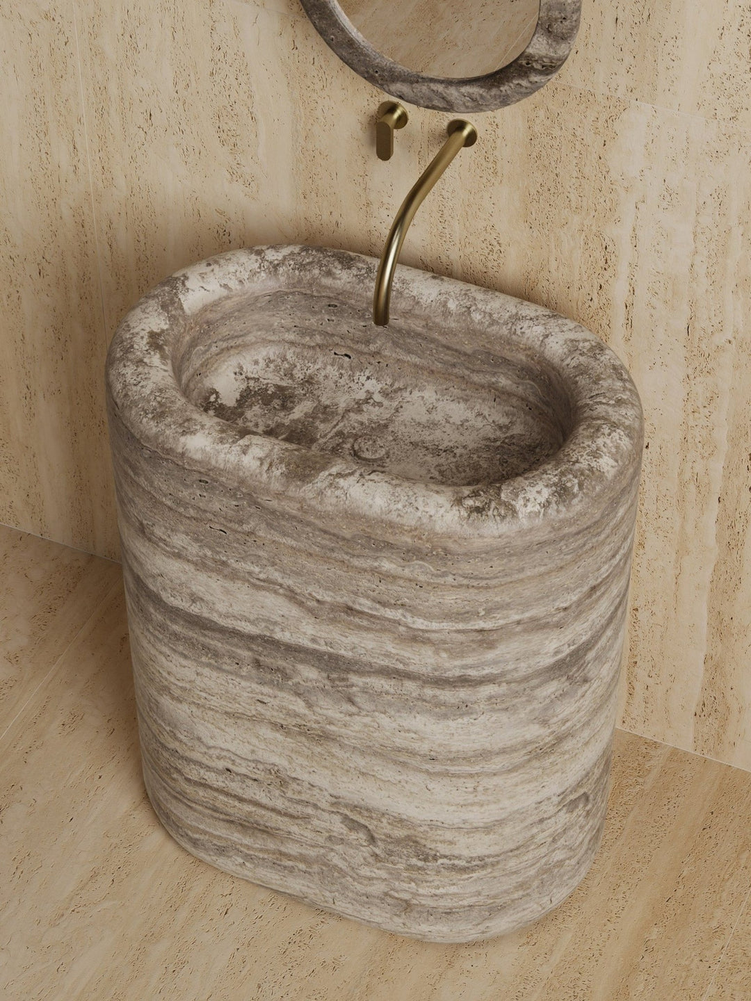 Marble Pedestal Basin (Basin Only) - Vakkerlight