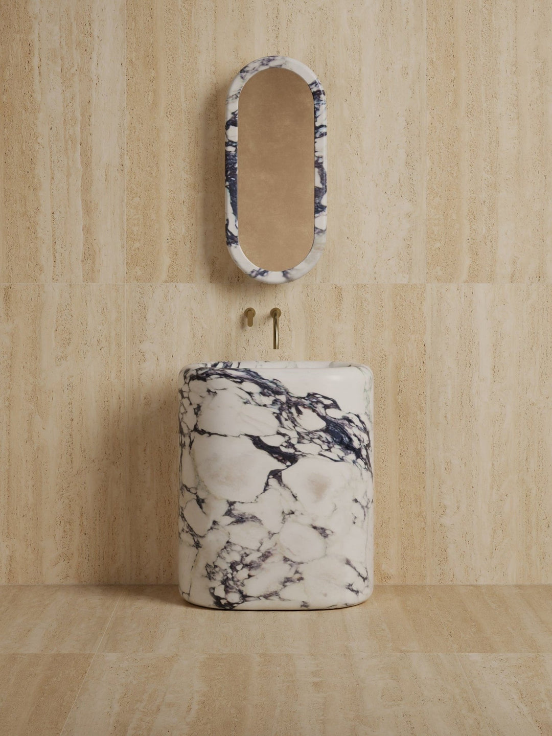 Marble Pedestal Basin (Basin Only) - Vakkerlight