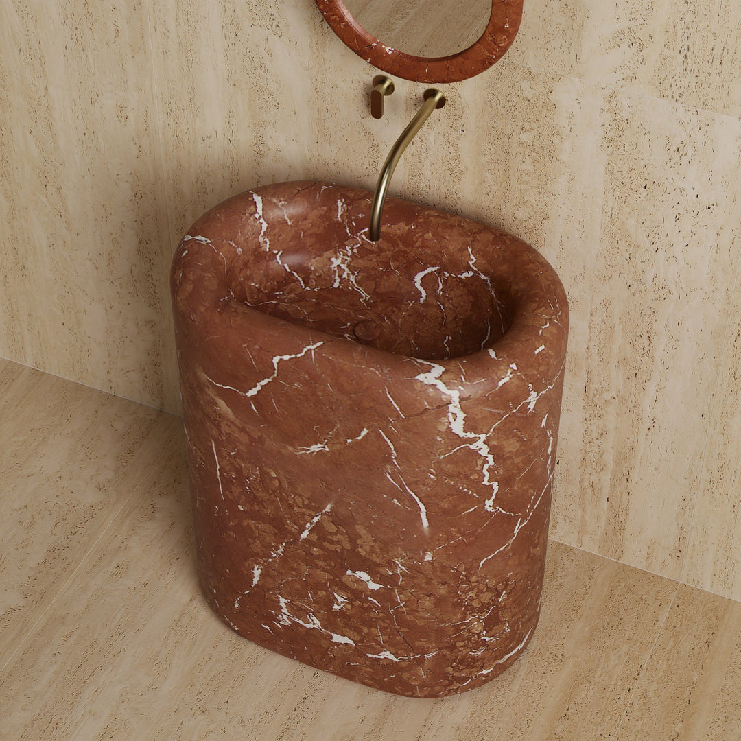 Marble Pedestal Basin (Basin Only) - Vakkerlight