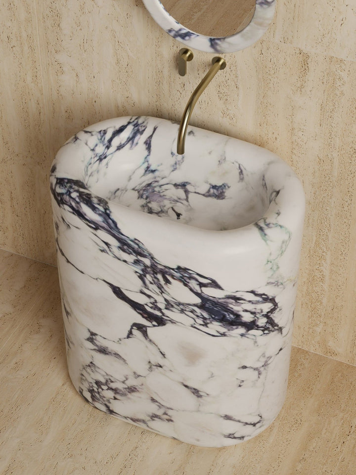 Marble Pedestal Basin (Basin Only) - Vakkerlight
