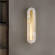 Alabaster Rounded Wall Light - Vakkerlight