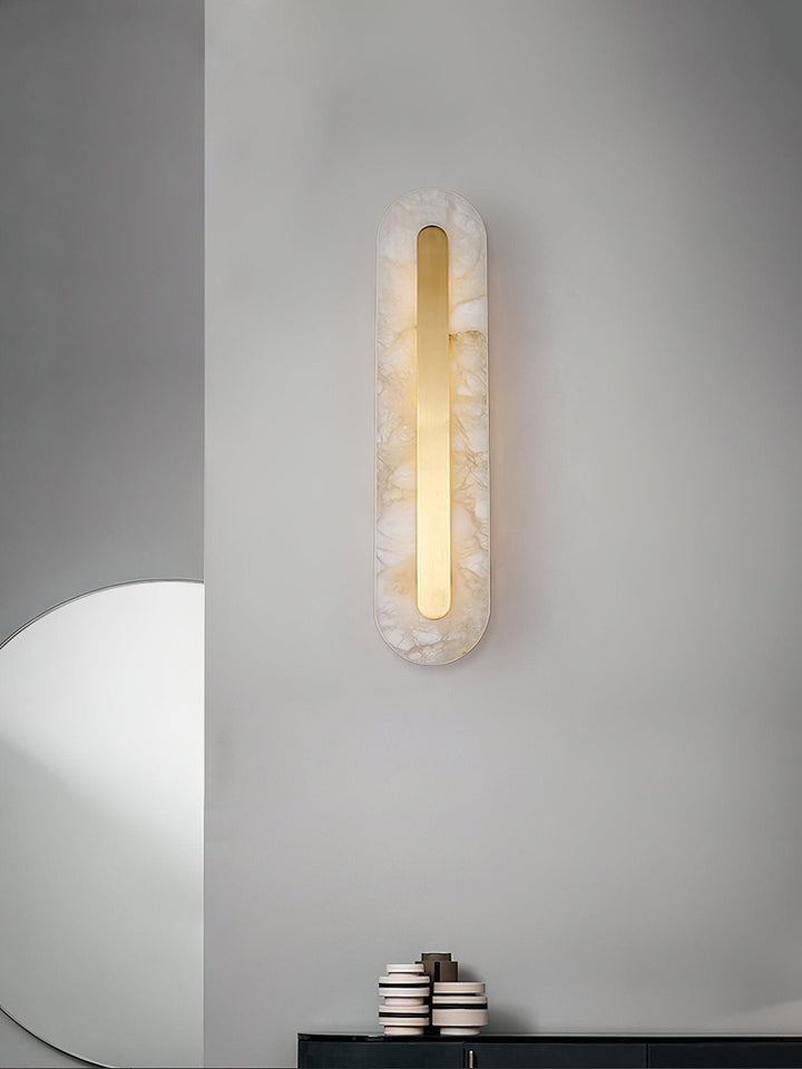 Alabaster Rounded Wall Light - Vakkerlight