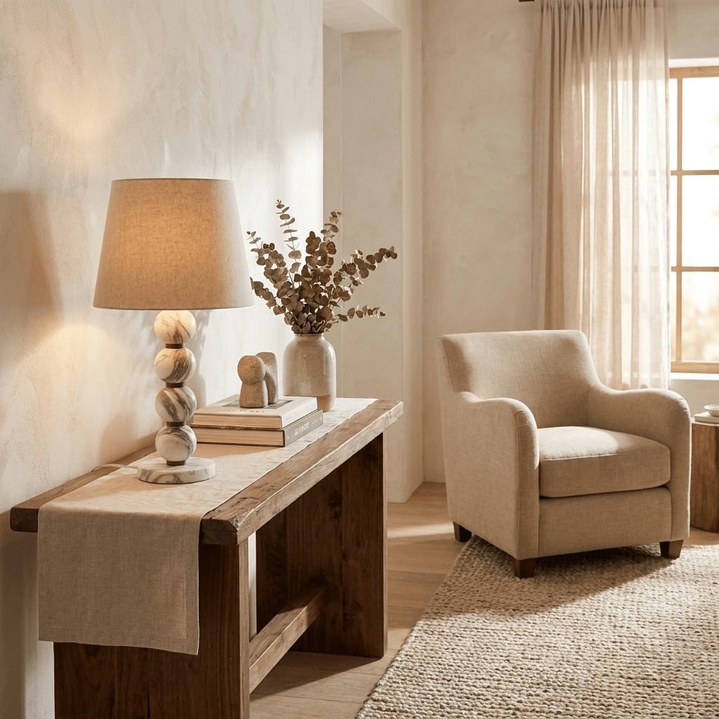 Marble Sphere Table Lamp - Vakkerlight