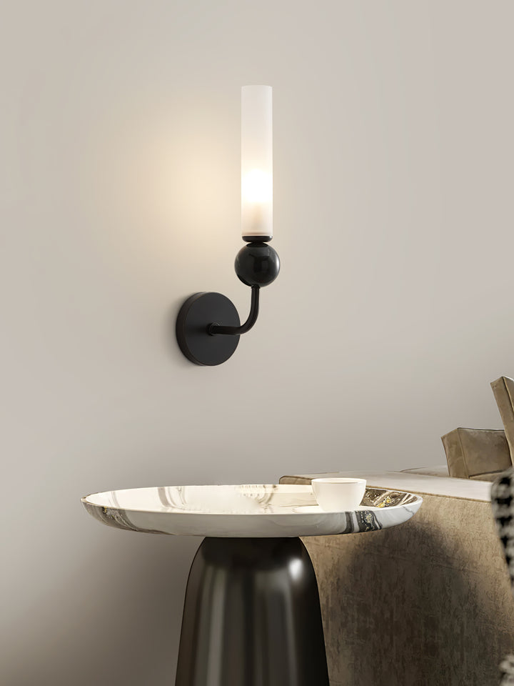 Marmeren verticale wandlamp