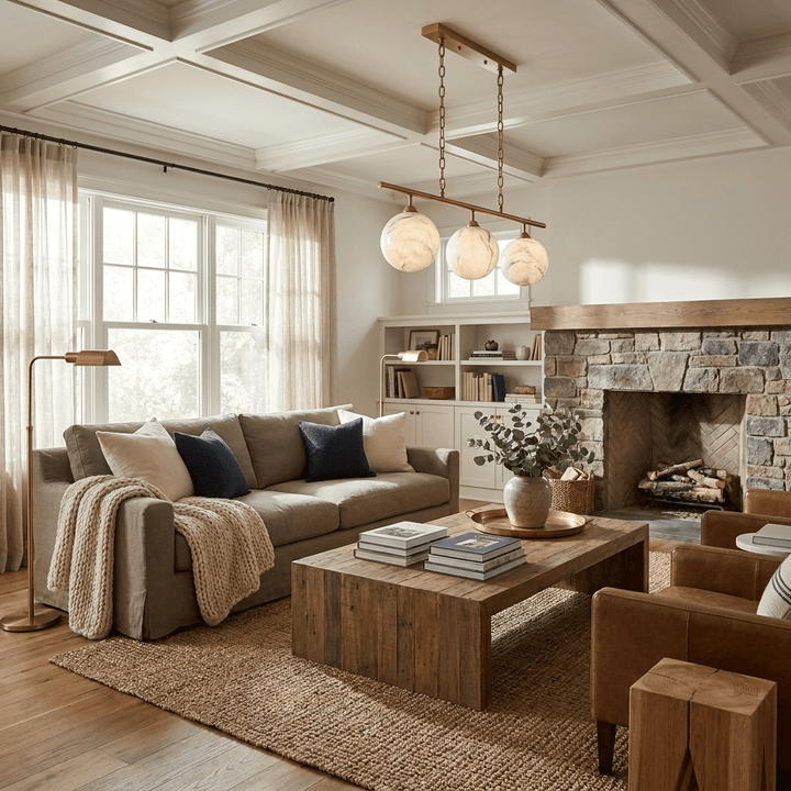 Marbury Alabaster Orb Pendant Lamp - Vakkerlight