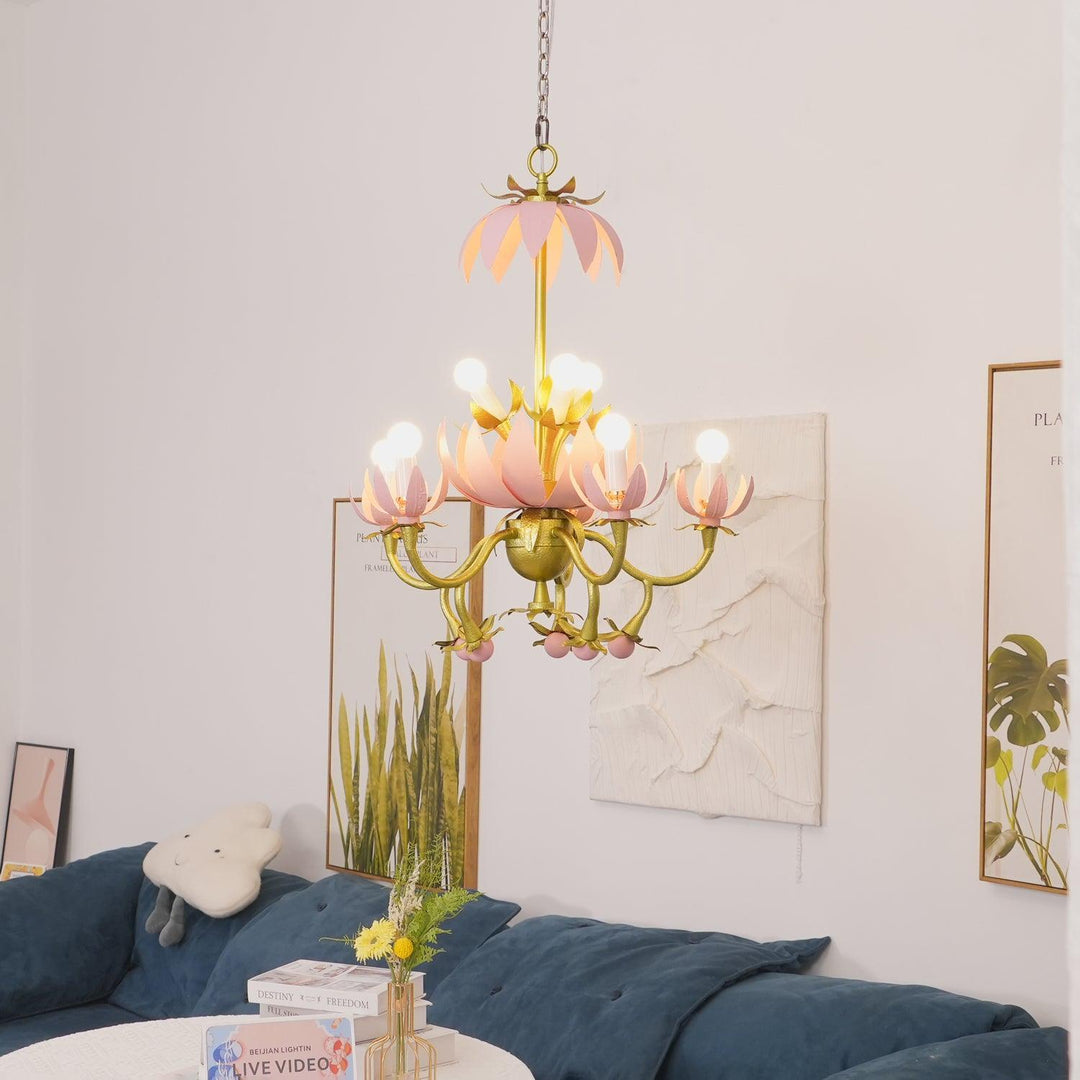 Mardi Gras Blossom Chandelier - Vakkerlight