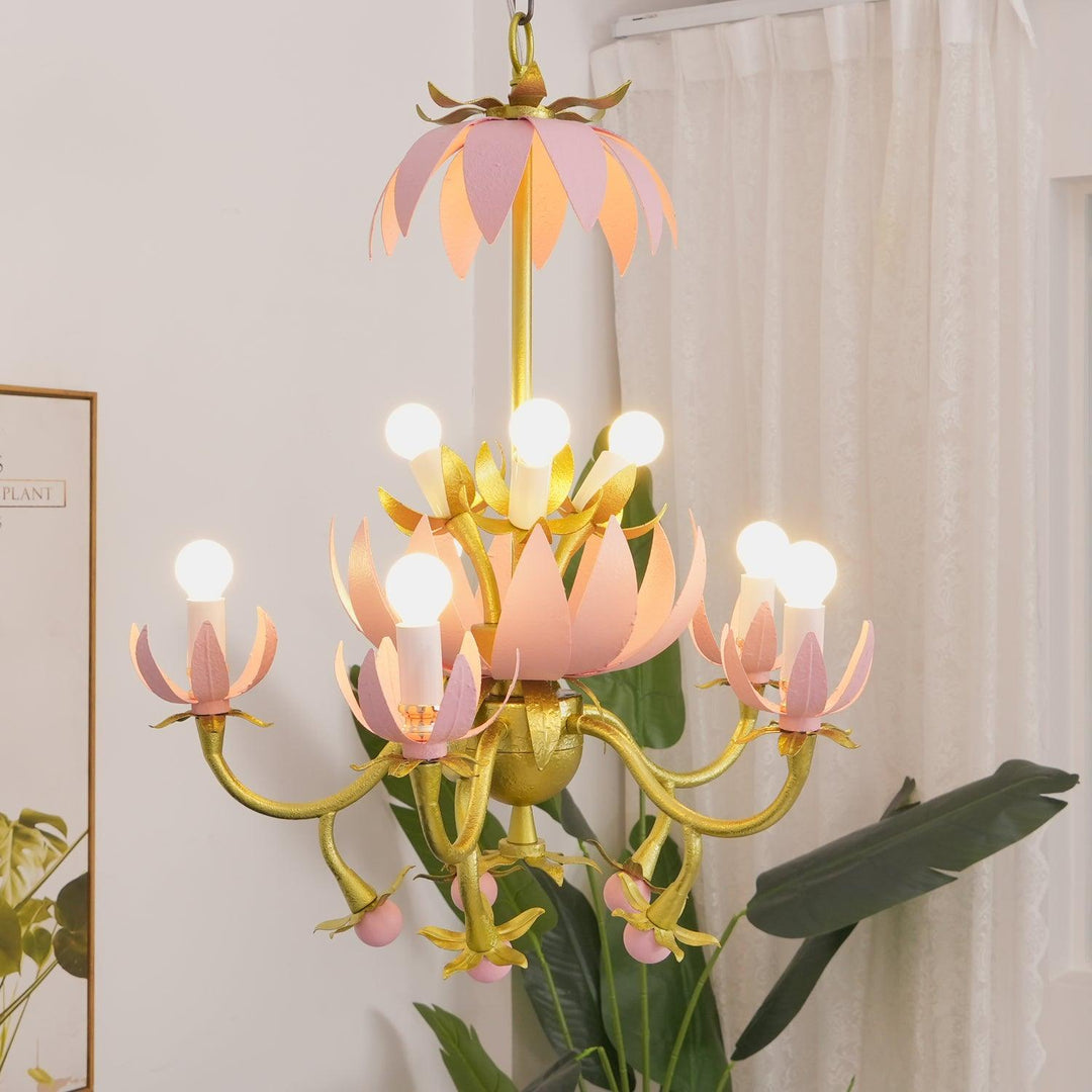 Mardi Gras Blossom Chandelier - Vakkerlight