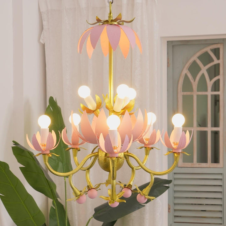 Mardi Gras Blossom Chandelier - Vakkerlight