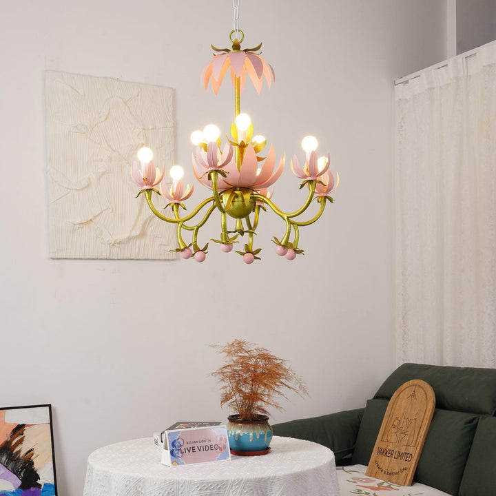 Mardi Gras Blossom Chandelier - Vakkerlight