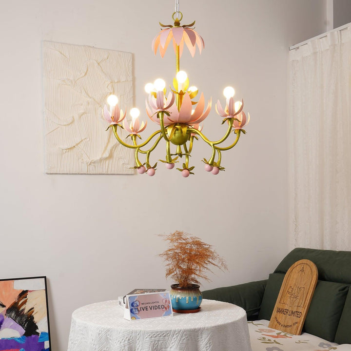 Mardi Gras Blossom Chandelier - Vakkerlight