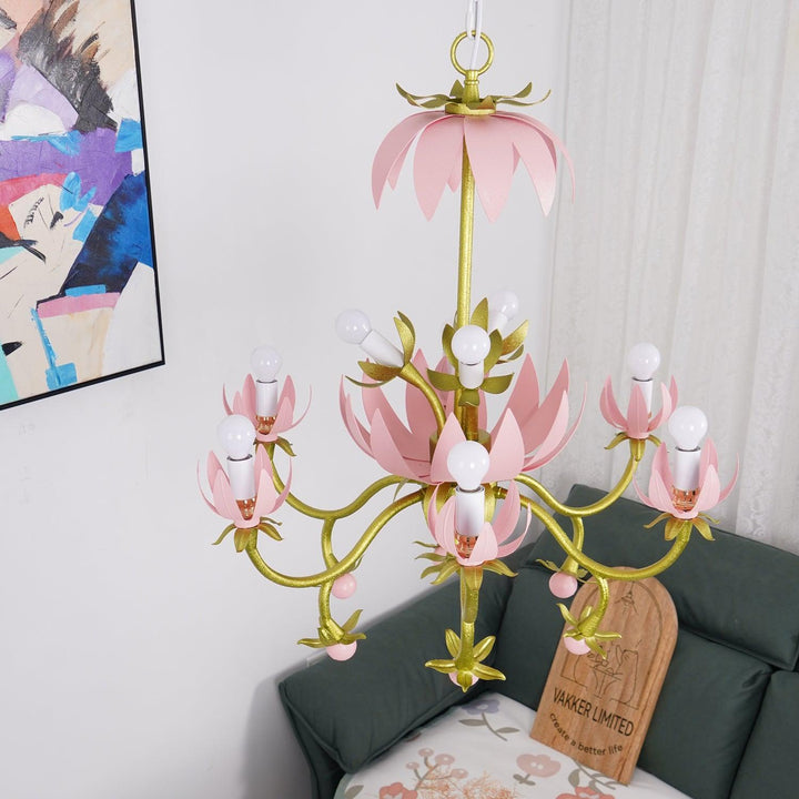 Mardi Gras Blossom Chandelier - Vakkerlight