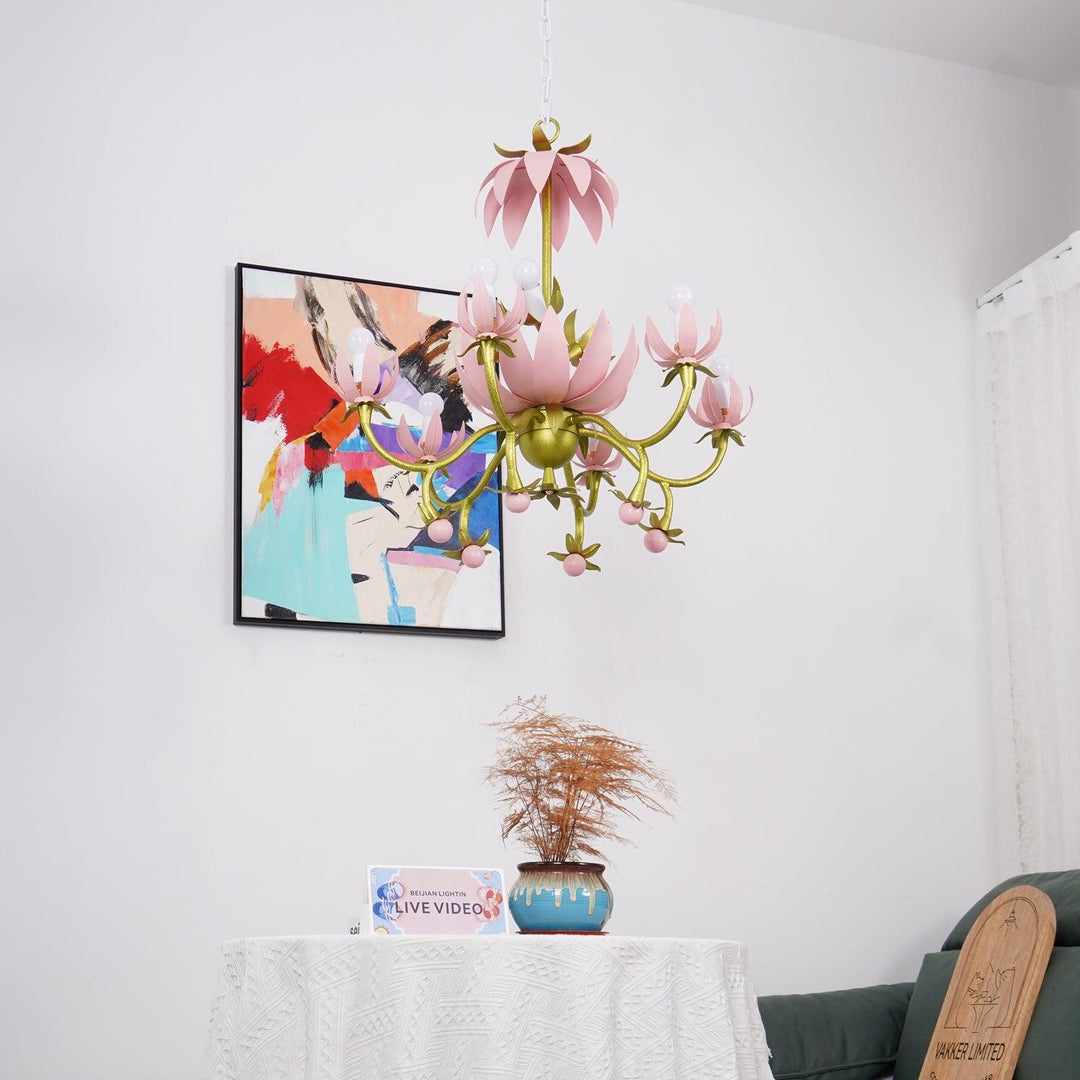 Mardi Gras Blossom Chandelier - Vakkerlight