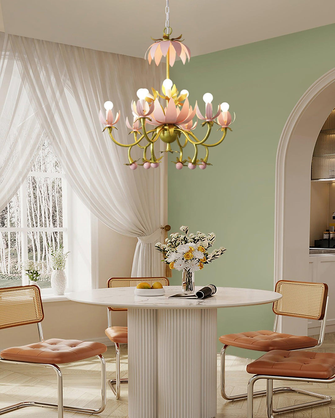 Mardi Gras Blossom Chandelier - Vakkerlight