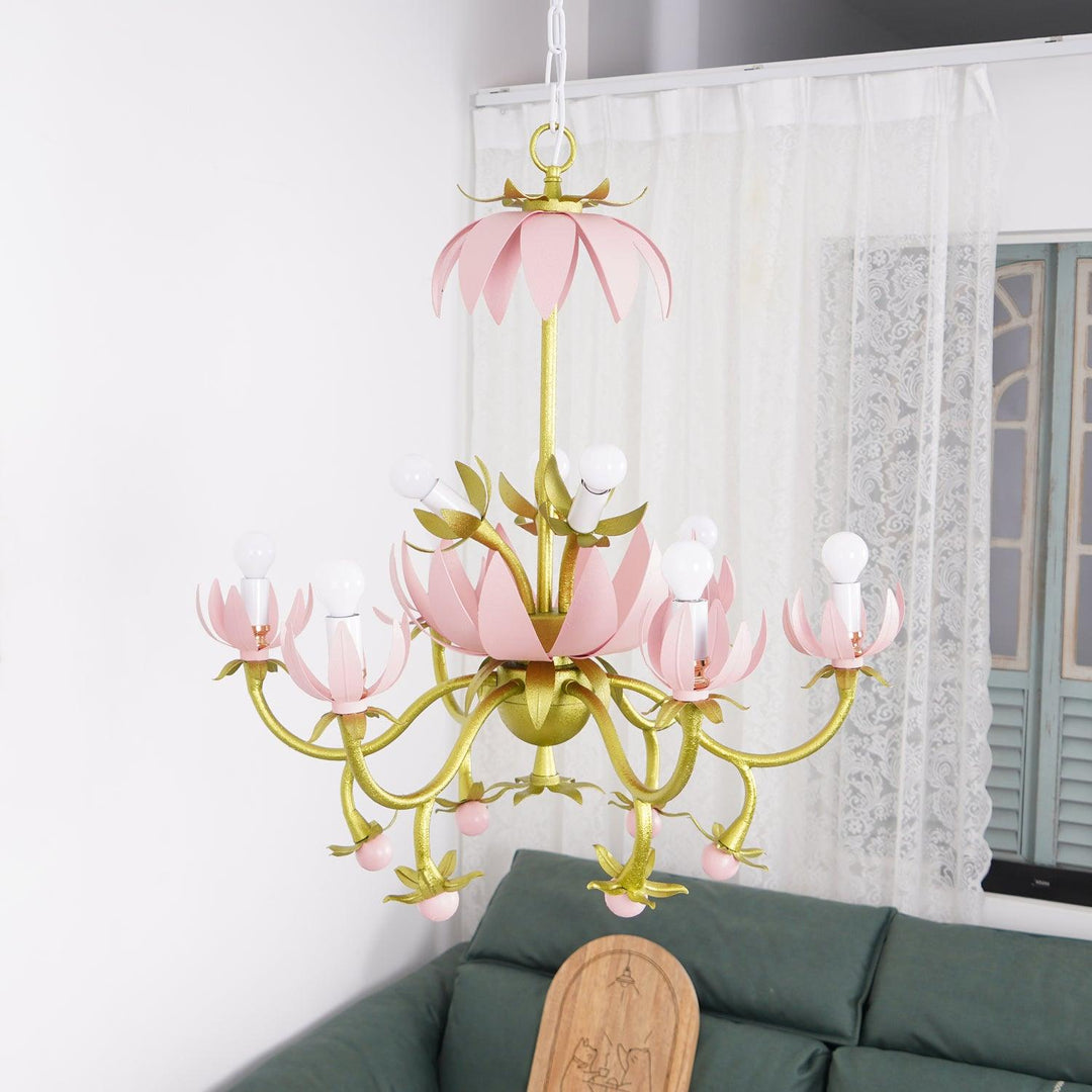 Mardi Gras Blossom Chandelier - Vakkerlight