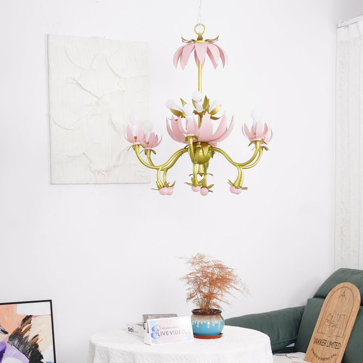 Mardi Gras Blossom Chandelier - Vakkerlight