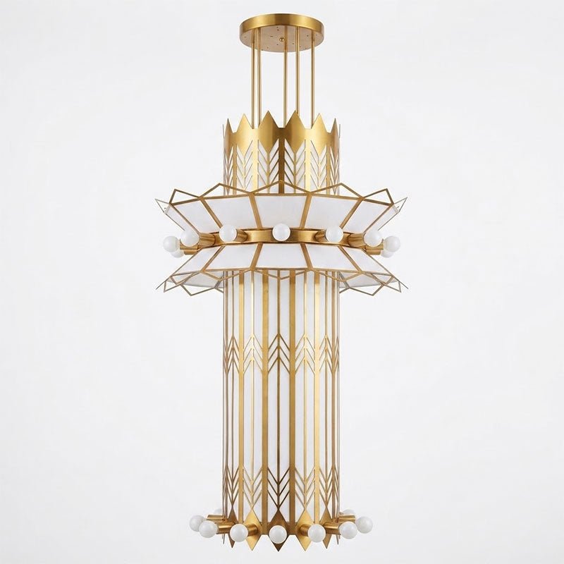 Rayonne Art Deco Pendant Chandelier - Vakkerlight