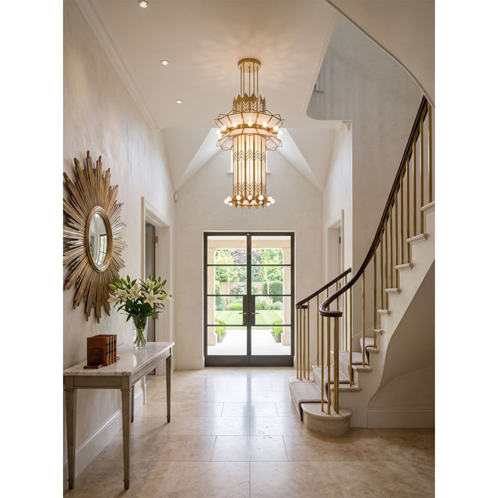 Rayonne Art Deco Pendant Chandelier - Vakkerlight