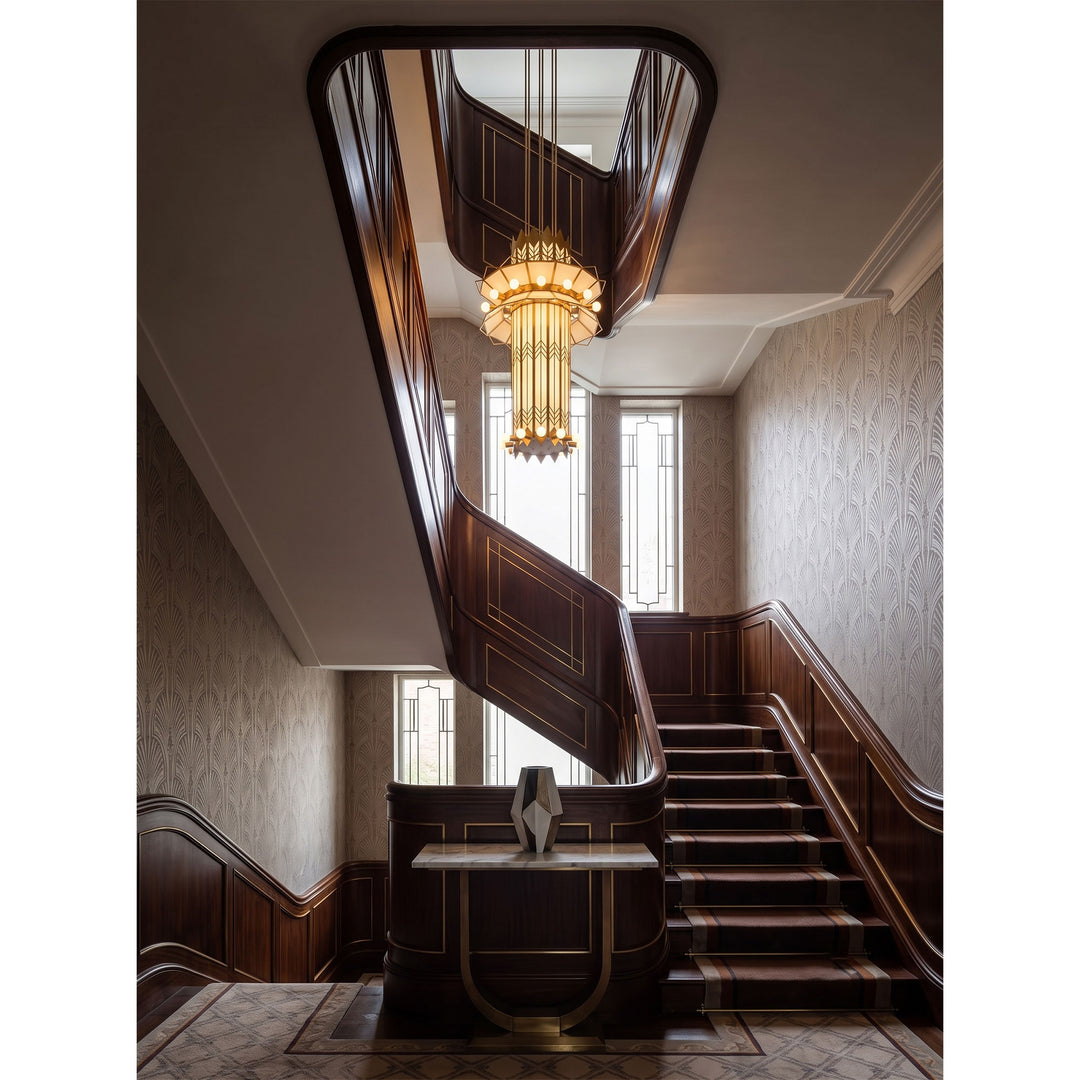 Rayonne Art Deco Pendant Chandelier - Vakkerlight