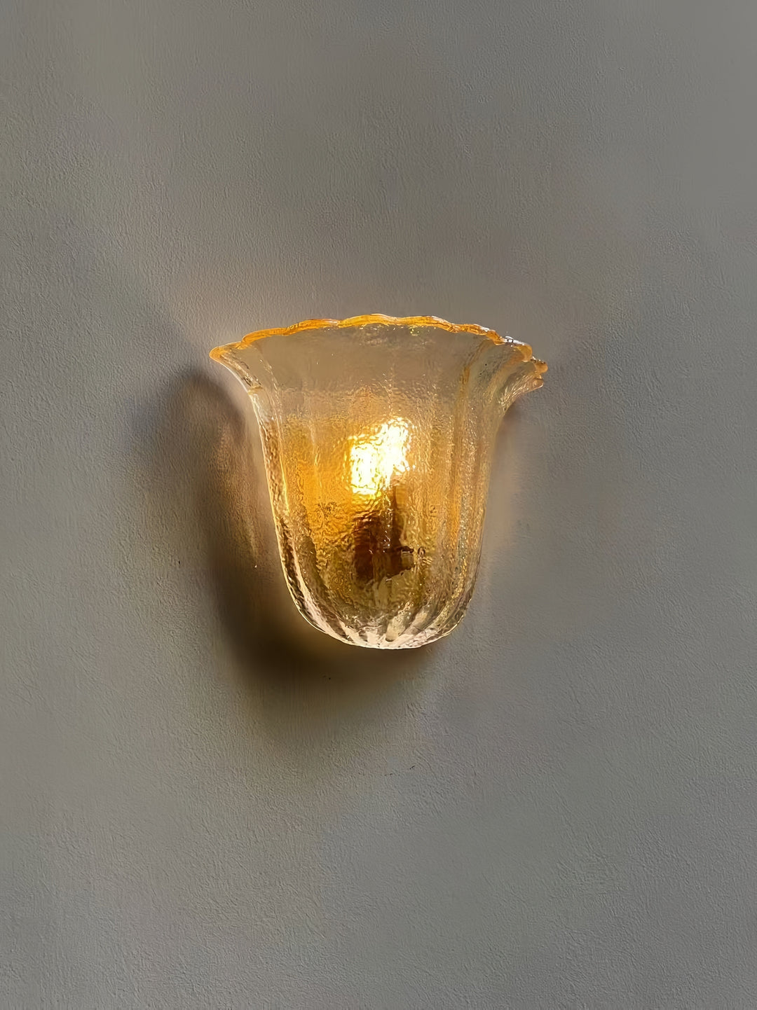 Marigold Fluted Glass Wall Sconce