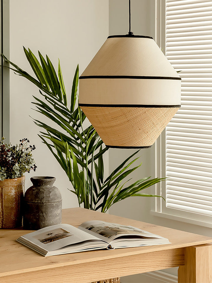 Maris Raffia Fabric Pendant Light