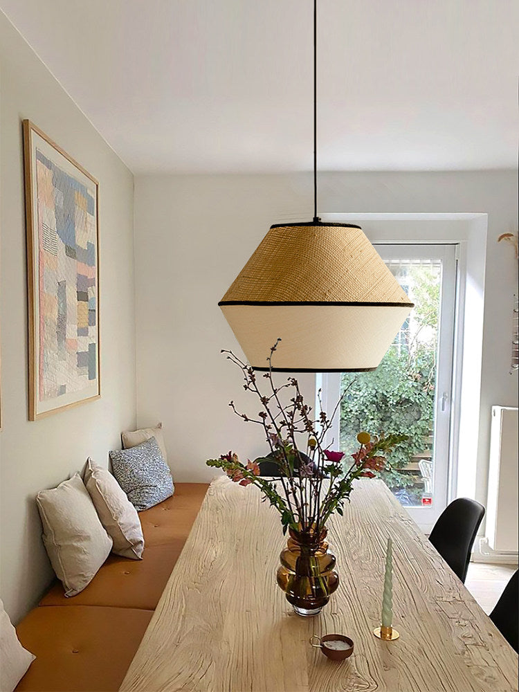 Maris Raffia Fabric Pendant Light