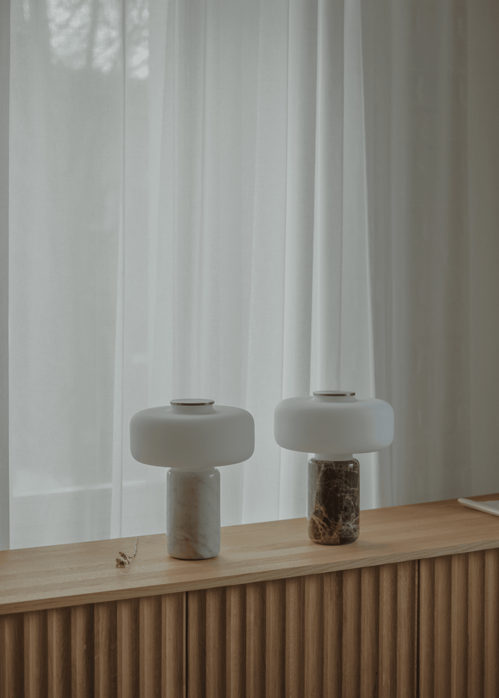 Maris Rechargeable Marble Table Lamp - Vakkerlight