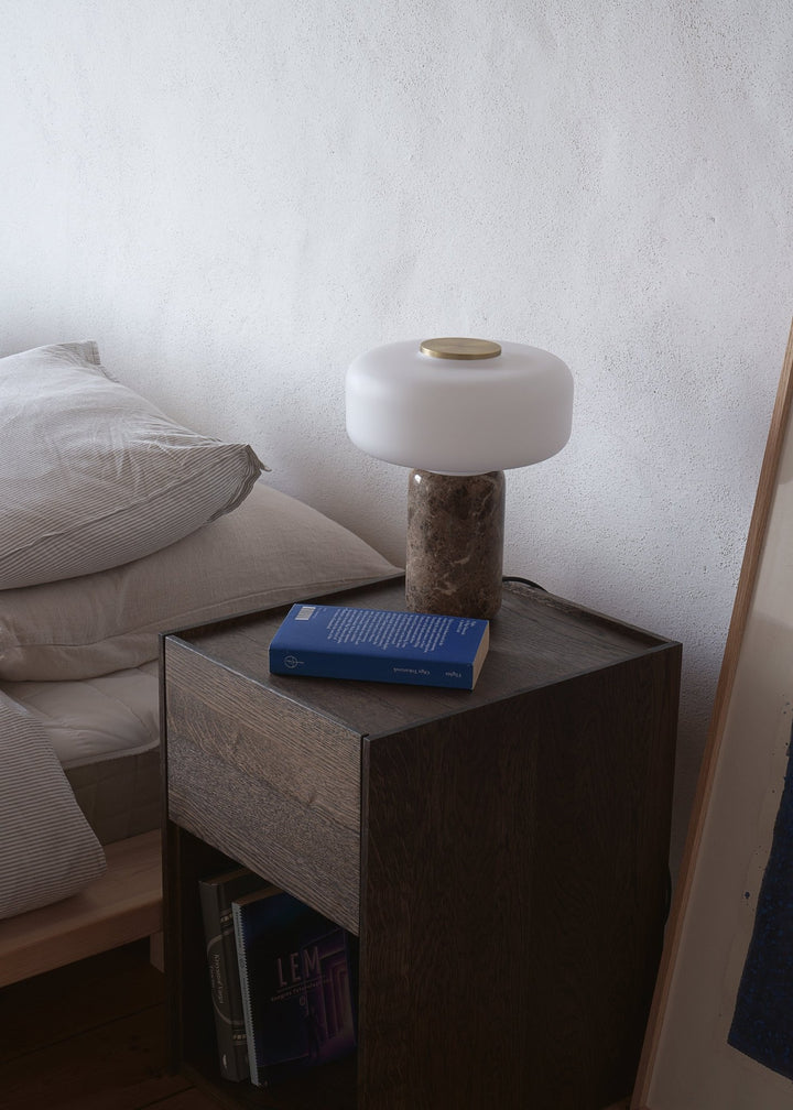 Maris Rechargeable Marble Table Lamp - Vakkerlight