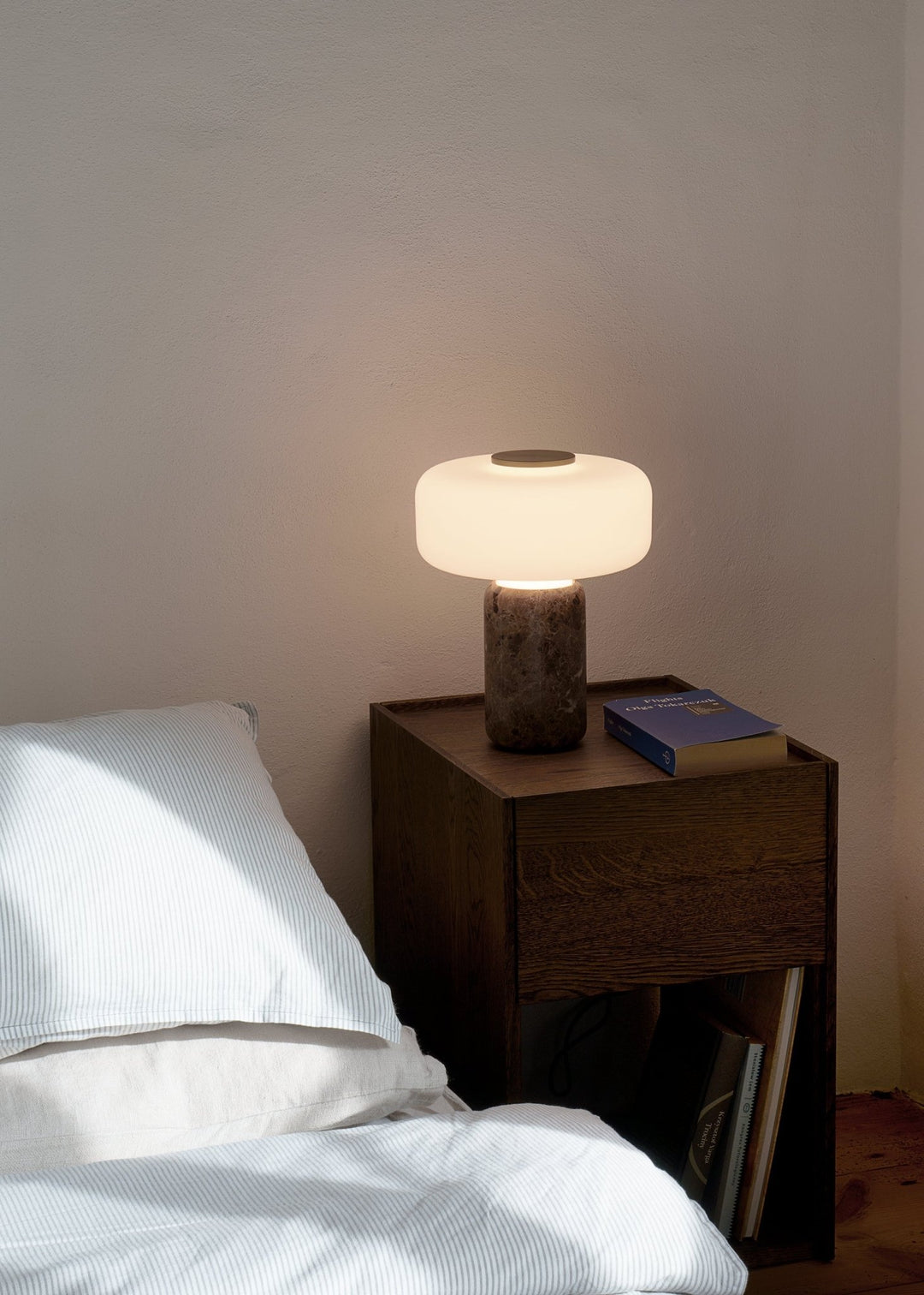 Maris Rechargeable Marble Table Lamp - Vakkerlight