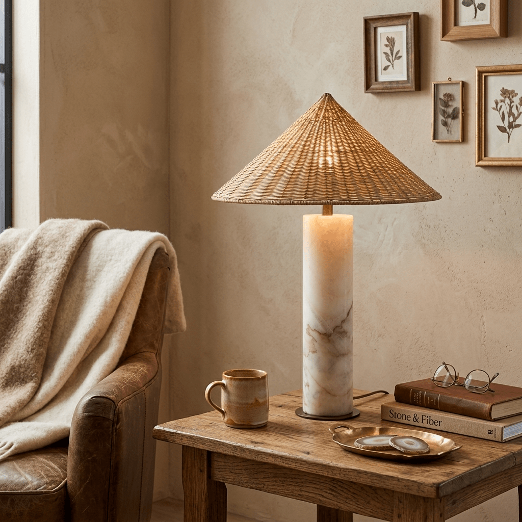 Marisol Marble Table Lamp - Vakkerlight