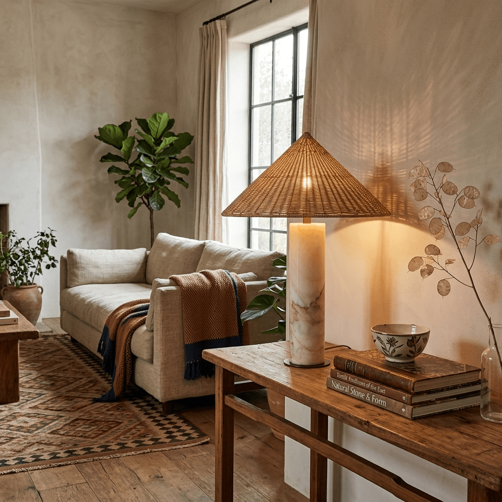 Marisol Marble Table Lamp - Vakkerlight