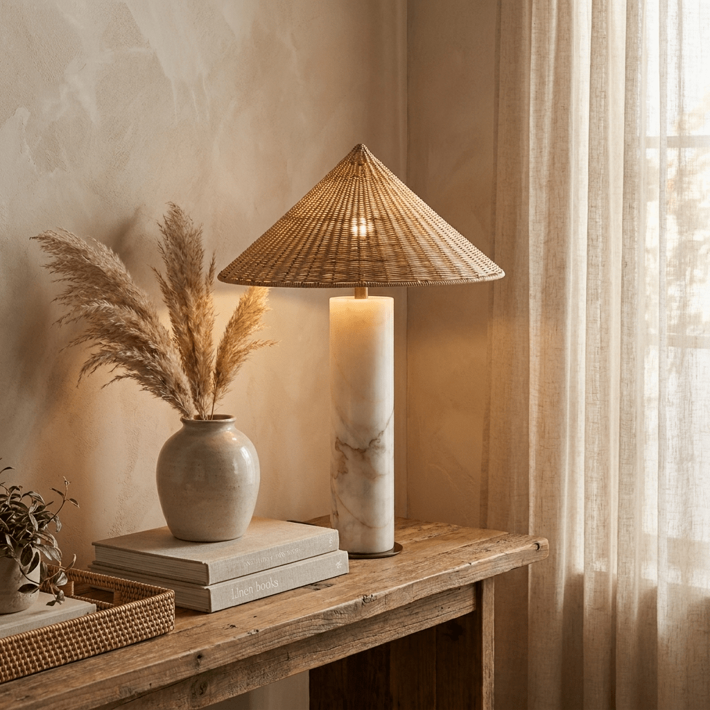 Marisol Marble Table Lamp - Vakkerlight