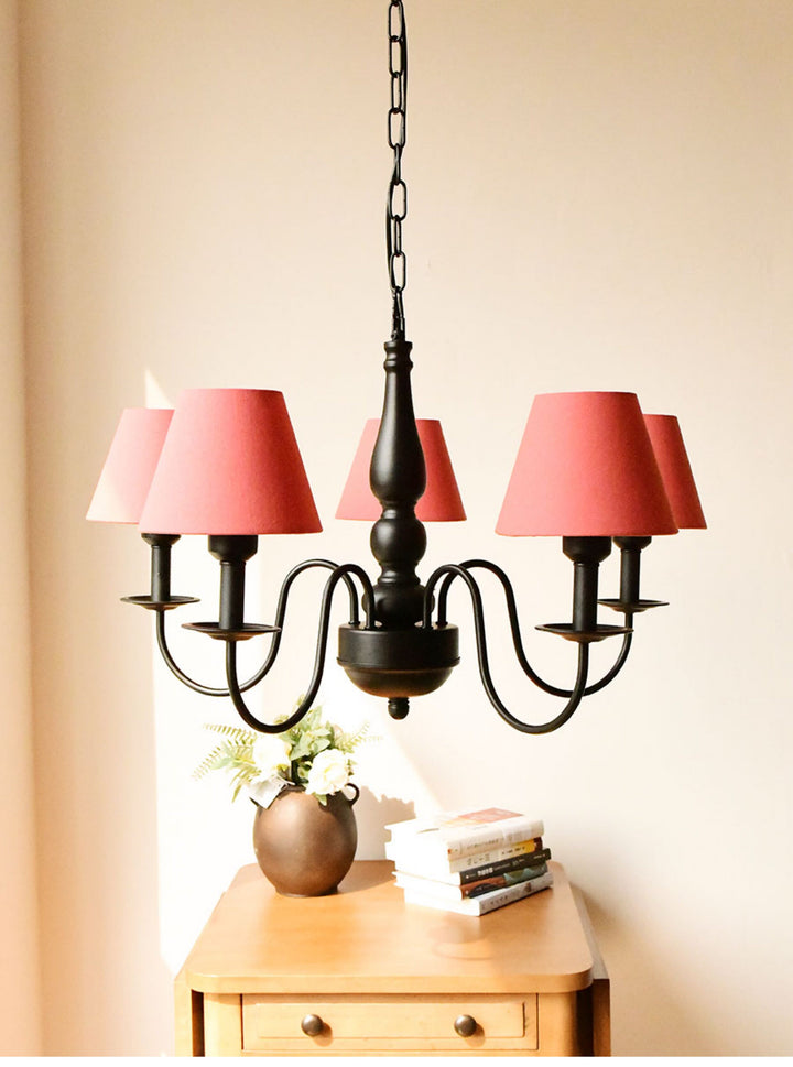 Marlowe Coral Cone Chandelier