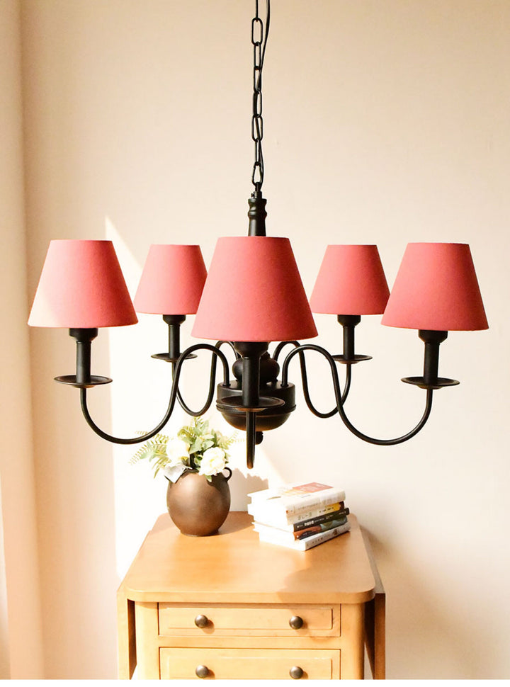 Marlowe Coral Cone Chandelier