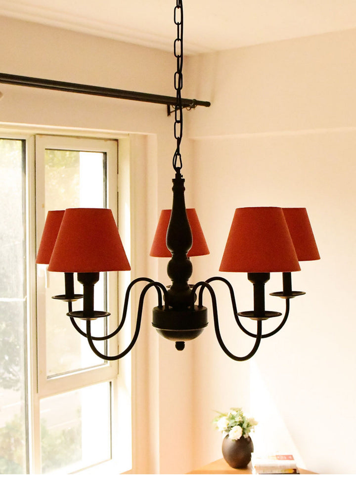 Marlowe Coral Cone Chandelier