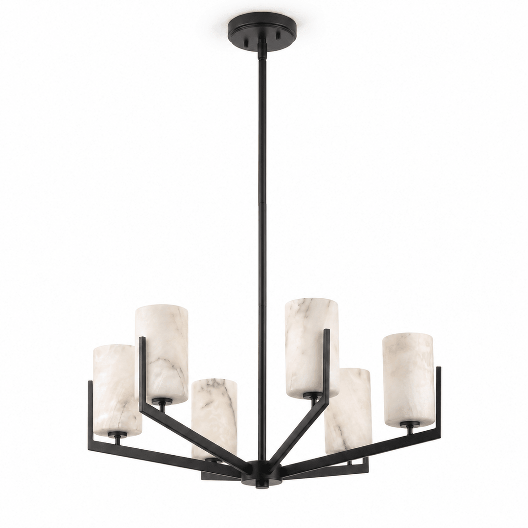 Marlowe Alabaster Star Chandelier - Vakkerlight
