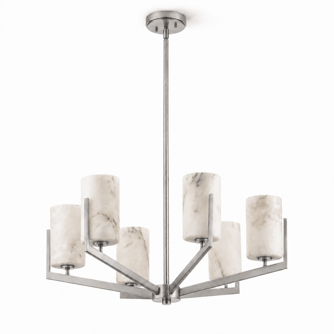 Marlowe Alabaster Star Chandelier - Vakkerlight