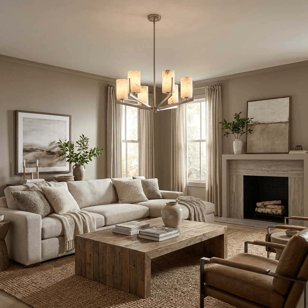 Marlowe Alabaster Star Chandelier - Vakkerlight