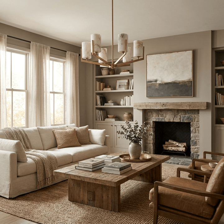 Marlowe Alabaster Star Chandelier - Vakkerlight
