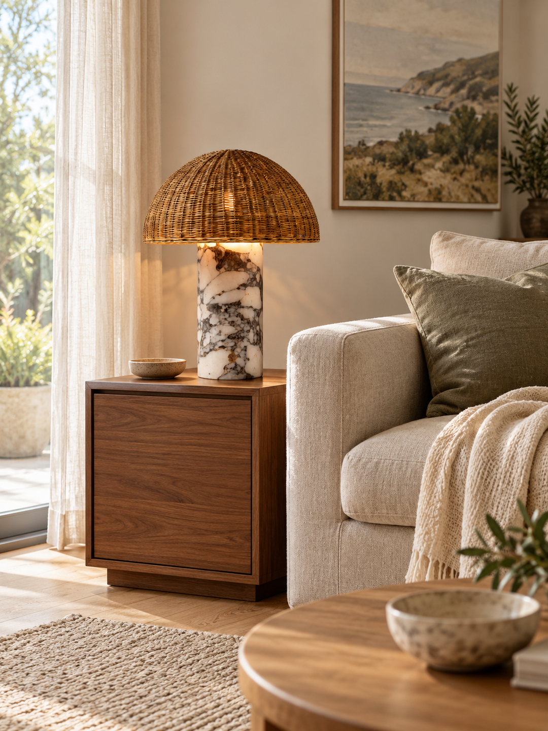 Maroqa Woven Table Lamp