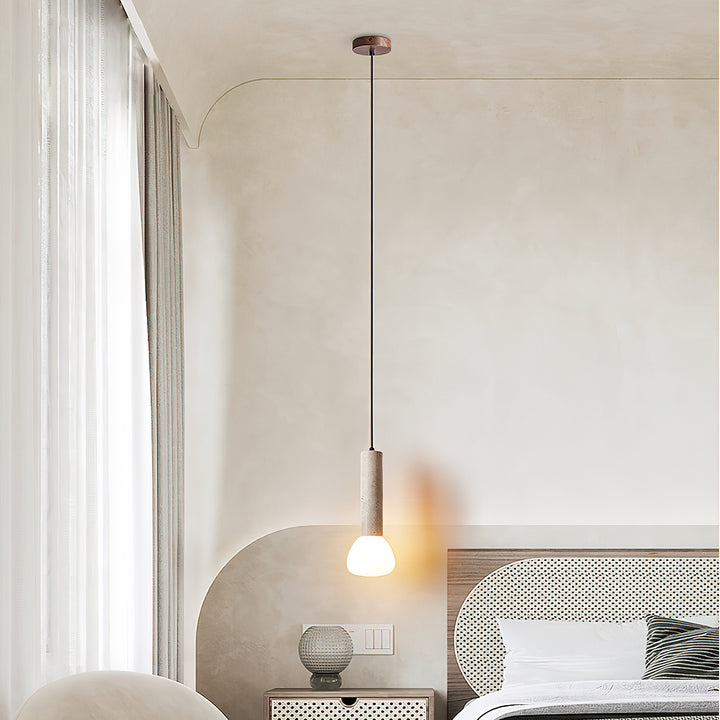 Matchstick Travertine Pendant Lamp - Vakkerlight