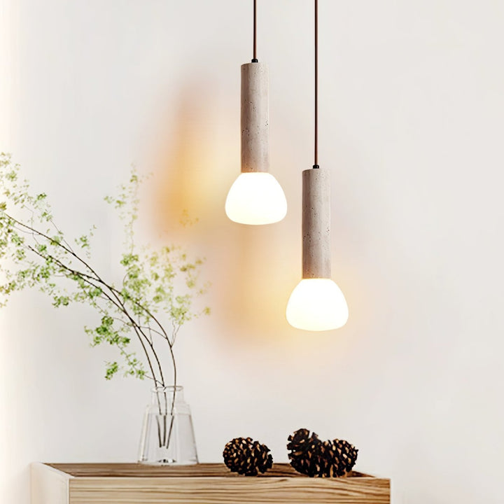 Matchstick Travertine Pendant Lamp - Vakkerlight