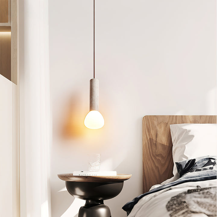 Matchstick Travertine Pendant Lamp - Vakkerlight