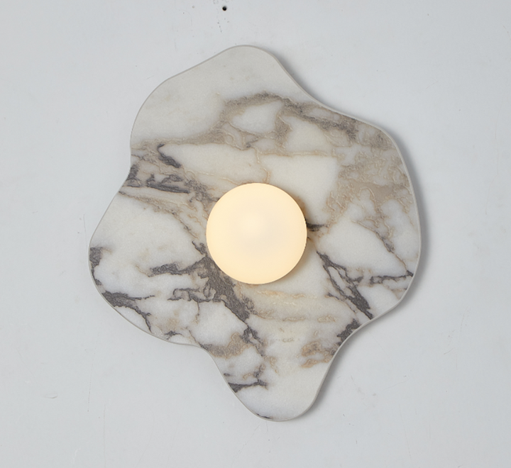 Mavelle Stone Petal Wall Sconce