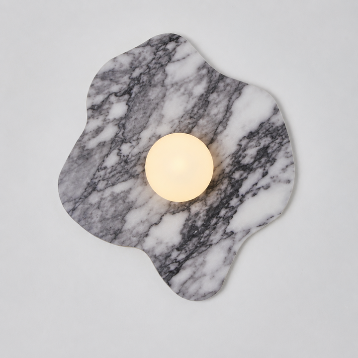 Mavelle Stone Petal Wall Sconce