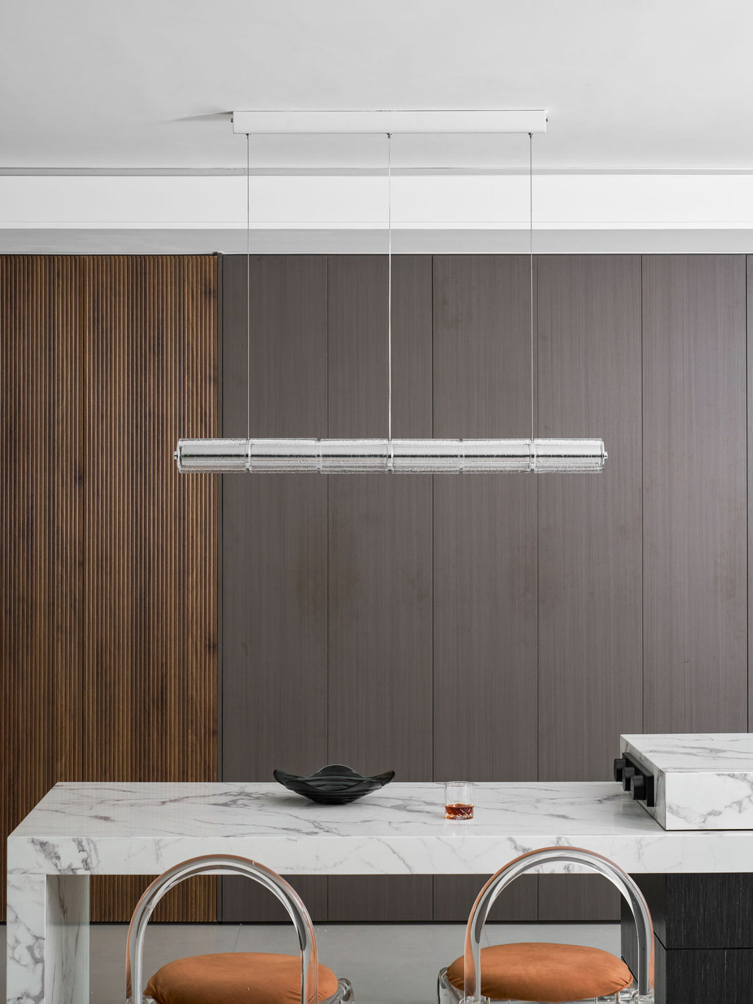 Mcdade Segmented Glass Chandelier - Vakkerlight